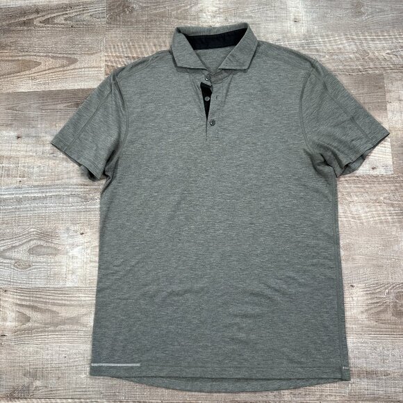 lululemon athletica Gray Polo Shirt - Picture 1 of 10
